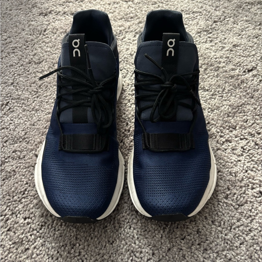 On Running Navy and Black Athletic Shoes - Picture 2 of 5